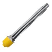Блок ТЭН 4,5 кВт для воды 310 мм фланец G1 1/2" 220 В нерж. (трубка + колпак) HTH