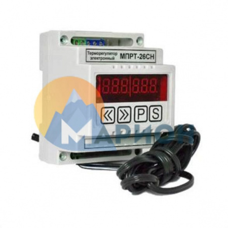 Терморегулятор МПРТ-26СН 1 кВт с датчиком температуры (DIN, цифровое управление)