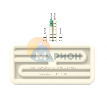 Керамический инфракрасный излучатель HFE 0.4 кВт/230 В; 122 × 60 мм; Провод 100 мм